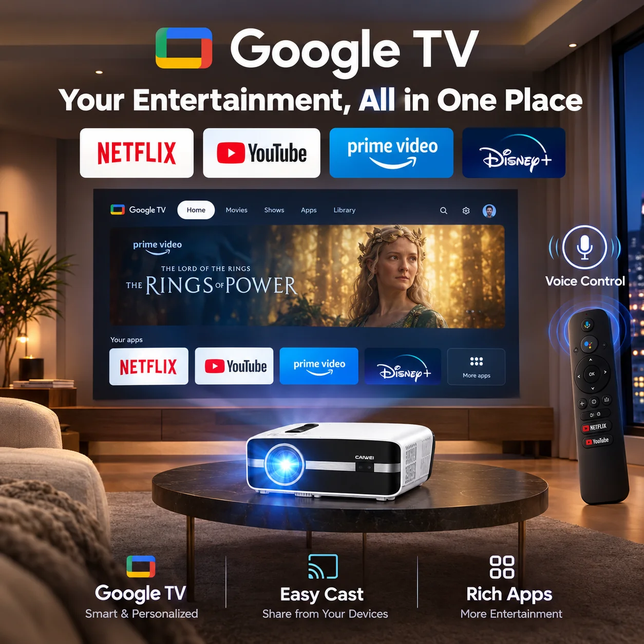 جهاز عرض A9S الجديد بدقة 4K وس - مراجعة Outdoor Power Products وسعره